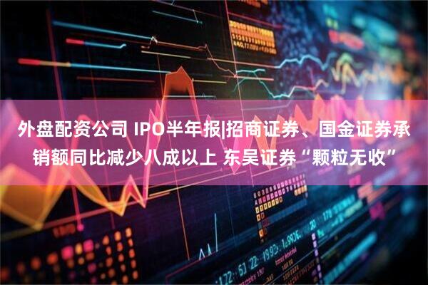 外盘配资公司 IPO半年报|招商证券、国金证券承销额同比减少八成以上 东吴证券“颗粒无收”